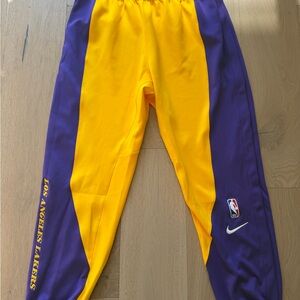 Nike Los Angeles lakers team issued breakaway pants sz xxl dx9322-728 yellow